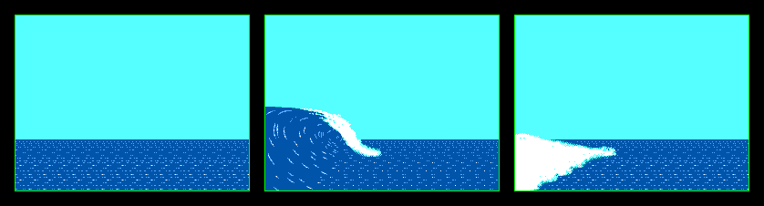 Thumbnail for a map of Bodyboard for the Master System game California Games II.