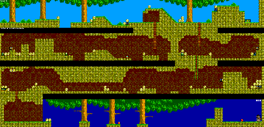 Thumbnail for a map of Woods for the Master System game Castle Of Illusion: Starring Mickey Mouse.