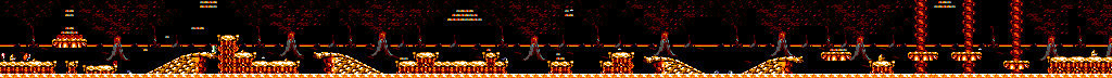 Thumbnail for a map of Lively Lava for the Master System game Chuck Rock II: Son Of Chuck.