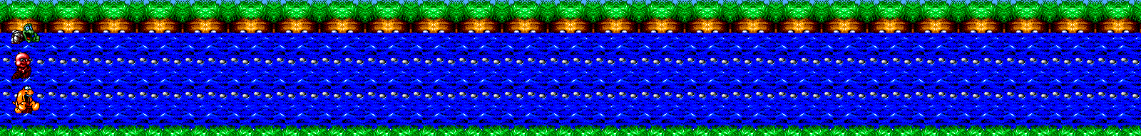 Thumbnail for a map of River Race for the Master System game Chuck Rock II: Son Of Chuck.