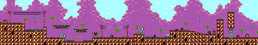 Thumbnail for a map of Stone Age Suburbs (4) for the Master System game Chuck Rock II: Son Of Chuck.