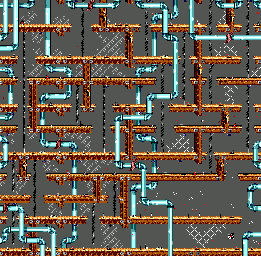 Thumbnail for a map of Back To The Wall for the Master System game Cool Spot.