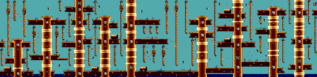 Thumbnail for a map of Pier Pressure for the Master System game Cool Spot.