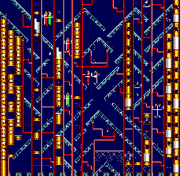 Thumbnail for a map of Radical Rails for the Master System game Cool Spot.