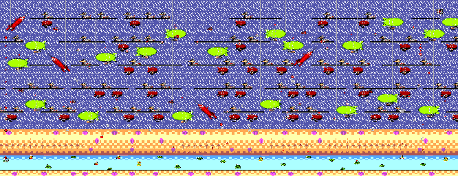 Thumbnail for a map of Wading Around for the Master System game Cool Spot.