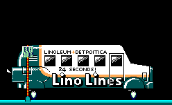 Thumbnail for a map of Detroitica Bus Depot for the Master System game Cosmic Spacehead.