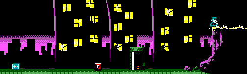 Thumbnail for a map of Dodgey City for the Master System game Cosmic Spacehead.