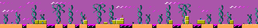 Thumbnail for a map of Linograd - No Man's Causeway for the Master System game Cosmic Spacehead.