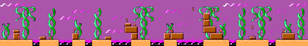 Thumbnail for a map of Linograd - The Caves for the Master System game Cosmic Spacehead.
