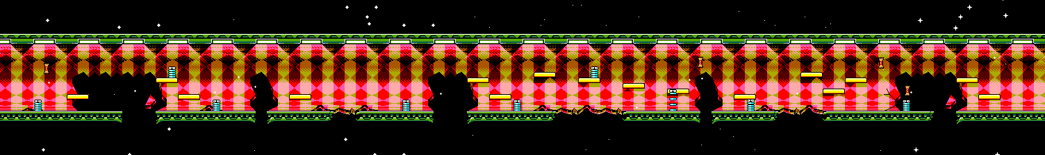 Thumbnail for a map of No. 2: Hard To Get Thru for the Master System game Cosmic Spacehead.