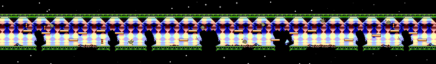 Thumbnail for a map of No. 6: Gravity Mix for the Master System game Cosmic Spacehead.