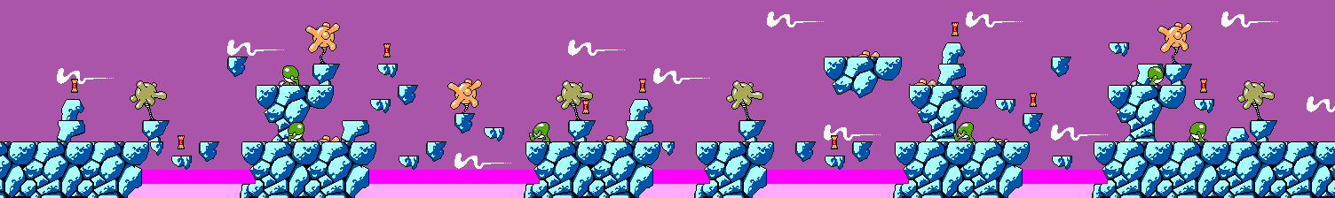 Thumbnail for a map of Old Lino Town - Cape Carnival for the Master System game Cosmic Spacehead.