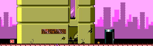 Thumbnail for a map of Old Lino Town for the Master System game Cosmic Spacehead.