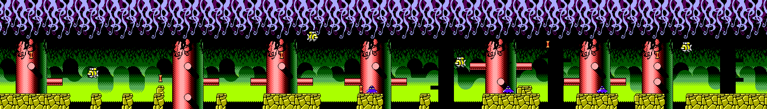 Thumbnail for a map of Passport Control - Formica City for the Master System game Cosmic Spacehead.
