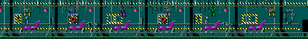 Thumbnail for a map of Production Line for the Master System game Cosmic Spacehead.