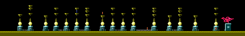 Thumbnail for a map of Staff Room - Car Lot for the Master System game Cosmic Spacehead.