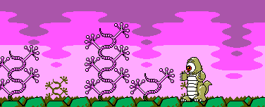 Thumbnail for a map of The Wilderness for the Master System game Cosmic Spacehead.