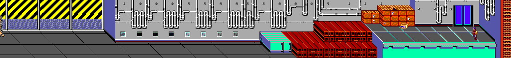 Thumbnail for a map of Mission 2 for the Master System game Double Dragon.