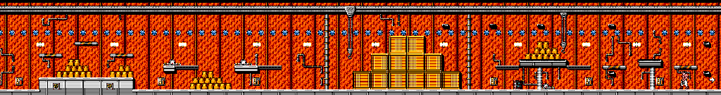 Thumbnail for a map of The Steamer Section Three for the Master System game Dragon: The Bruce Lee Story.