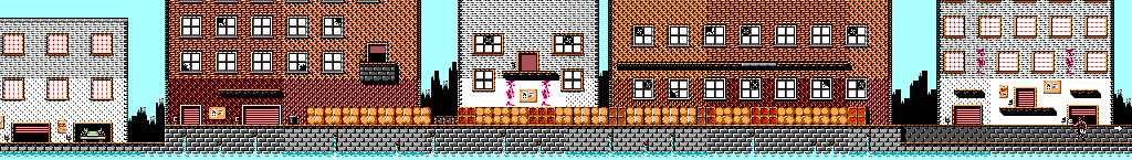 Thumbnail for a map of The Victoria Harbour Section Three for the Master System game Dragon: The Bruce Lee Story.