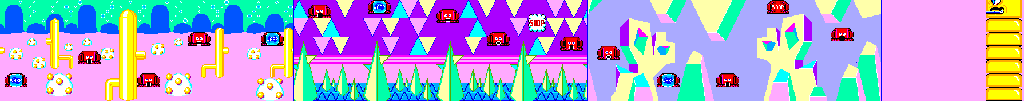 Thumbnail for a map of Round 2: Sarcand for the Master System game Fantasy Zone II: The Tears Of Opa-Opa.