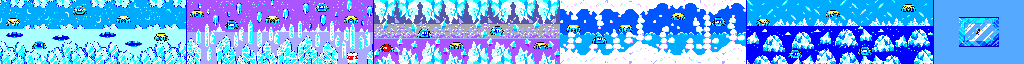 Thumbnail for a map of Round 3: Hiyarika for the Master System game Fantasy Zone II: The Tears Of Opa-Opa.