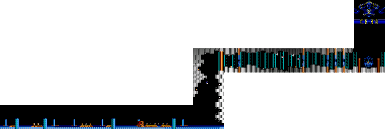 Thumbnail for a map of Stage 2 for the Master System game Forgotten Worlds.