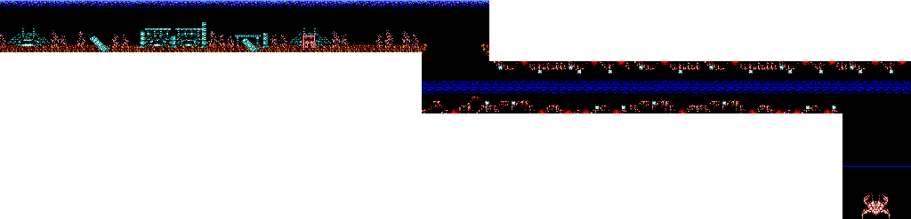 Thumbnail for a map of Stage 4 for the Master System game Forgotten Worlds.