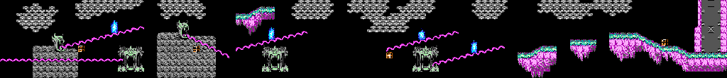 Thumbnail for a map of Stage 3 Area 2 for the Master System game Ghouls 'N Ghosts.