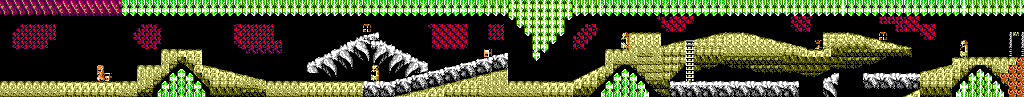 Thumbnail for a map of Stage 4 Area 1 for the Master System game Ghouls 'N Ghosts.