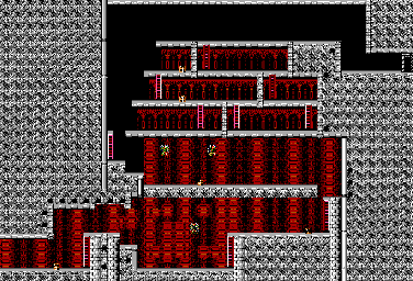 Thumbnail for a map of Stage 5 Area 1 for the Master System game Ghouls 'N Ghosts.
