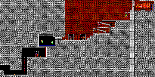 Thumbnail for a map of Stage 5 Area 2 for the Master System game Ghouls 'N Ghosts.