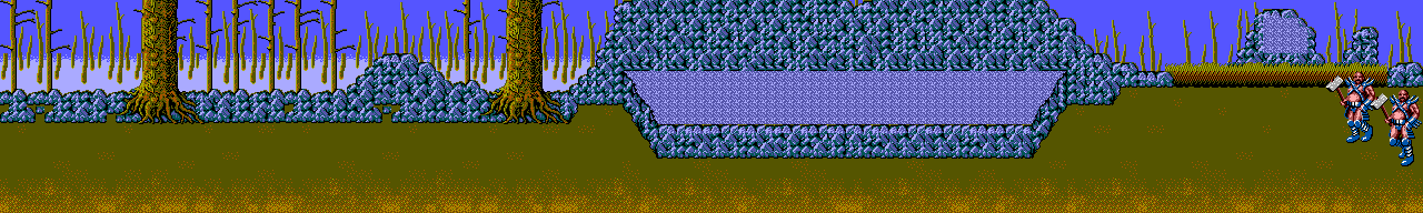 Thumbnail for a map of Level 1 for the Master System game Golden Axe.