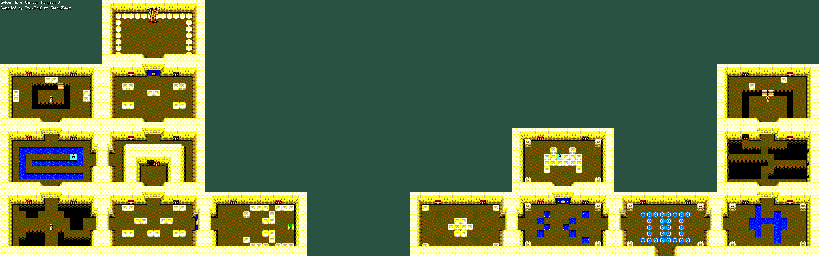 Thumbnail for a map of Dungeon 03 for the Master System game Golden Axe Warrior.