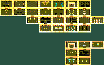 Thumbnail for a map of Dungeon 06 for the Master System game Golden Axe Warrior.