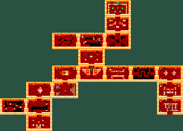 Thumbnail for a map of Dungeon 07 for the Master System game Golden Axe Warrior.