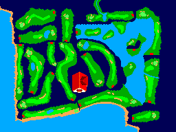 Thumbnail for a map of Golf Course for the Master System game Great Golf.