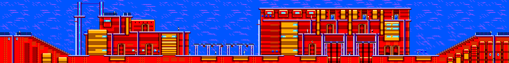 Thumbnail for a map of Stage 1 1-2 for the Master System game James Bond 007: The Duel.