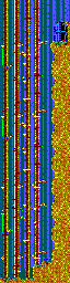 Thumbnail for a map of Stage 2 2-1 for the Master System game James Bond 007: The Duel.