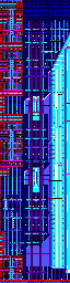 Thumbnail for a map of Stage 4 4-1 for the Master System game James Bond 007: The Duel.