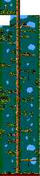 Thumbnail for a map of Scene 2 for the Master System game The Jungle Book.