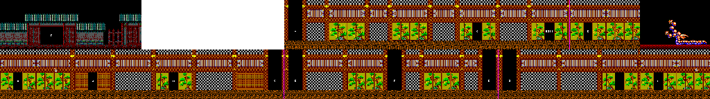 Thumbnail for a map of Level 10 for the Master System game Kenseiden.