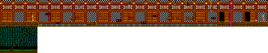 Thumbnail for a map of Level 14 for the Master System game Kenseiden.