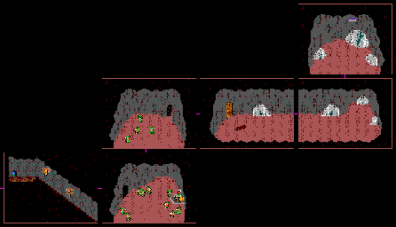 Thumbnail for a map of Leprechaun Cave for the Master System game King's Quest.