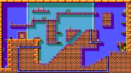 Thumbnail for a map of Level 1 Room 03 for the Master System game Krusty's Fun House.