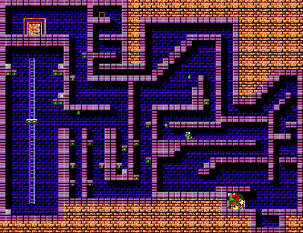 Thumbnail for a map of Level 1 Room 05 for the Master System game Krusty's Fun House.