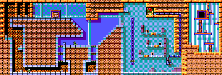 Thumbnail for a map of Level 1 Room 06 for the Master System game Krusty's Fun House.
