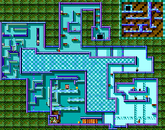 Thumbnail for a map of Level 2 Room 02 for the Master System game Krusty's Fun House.