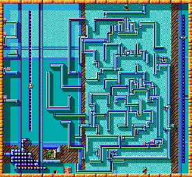 Thumbnail for a map of Level 2 Room 07 for the Master System game Krusty's Fun House.
