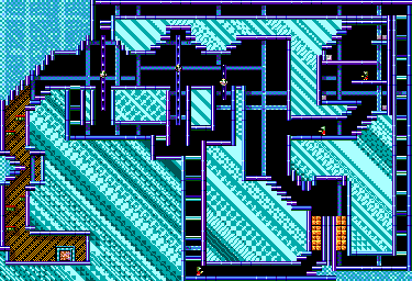 Thumbnail for a map of Level 2 Room 09 for the Master System game Krusty's Fun House.
